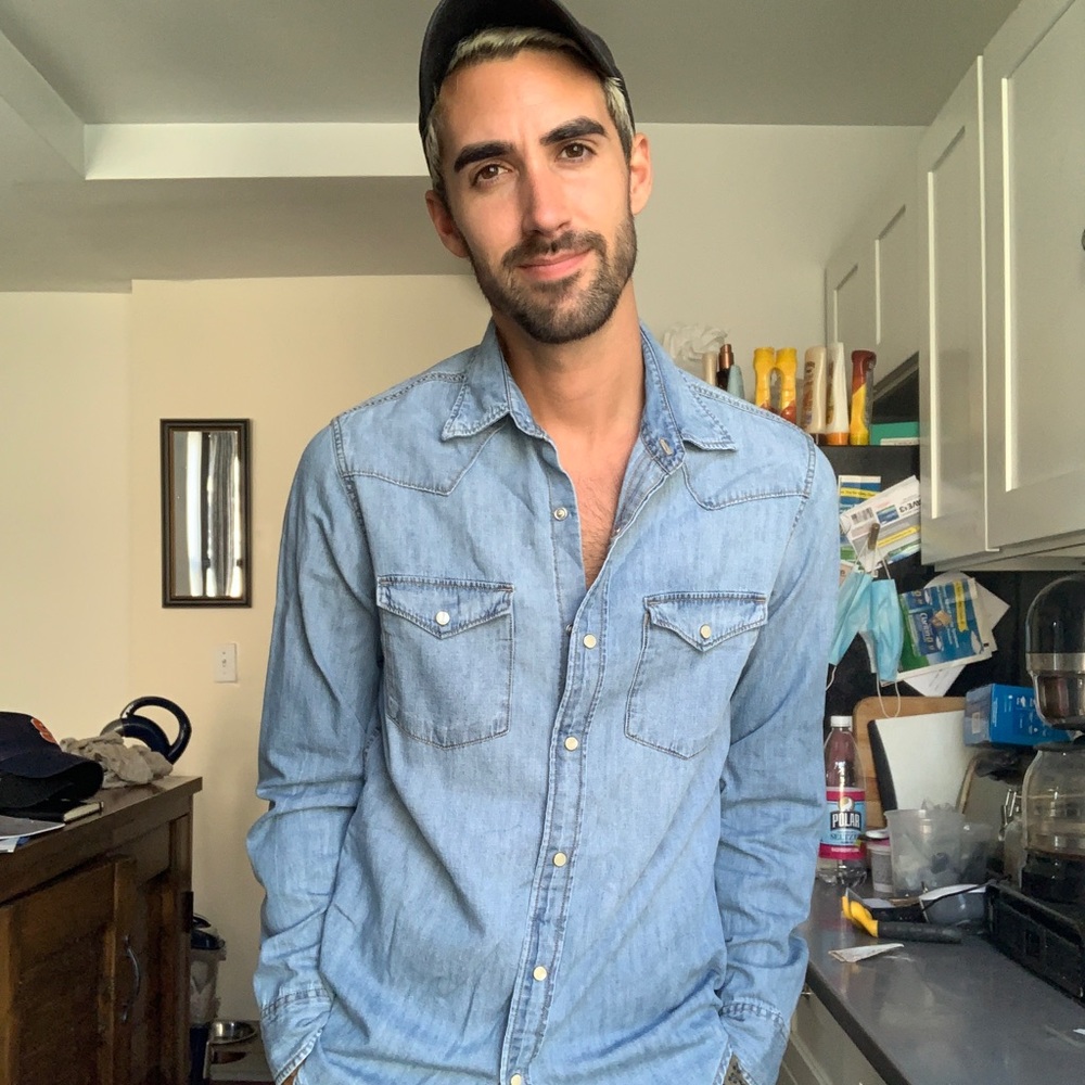 Western Chambray Button Down